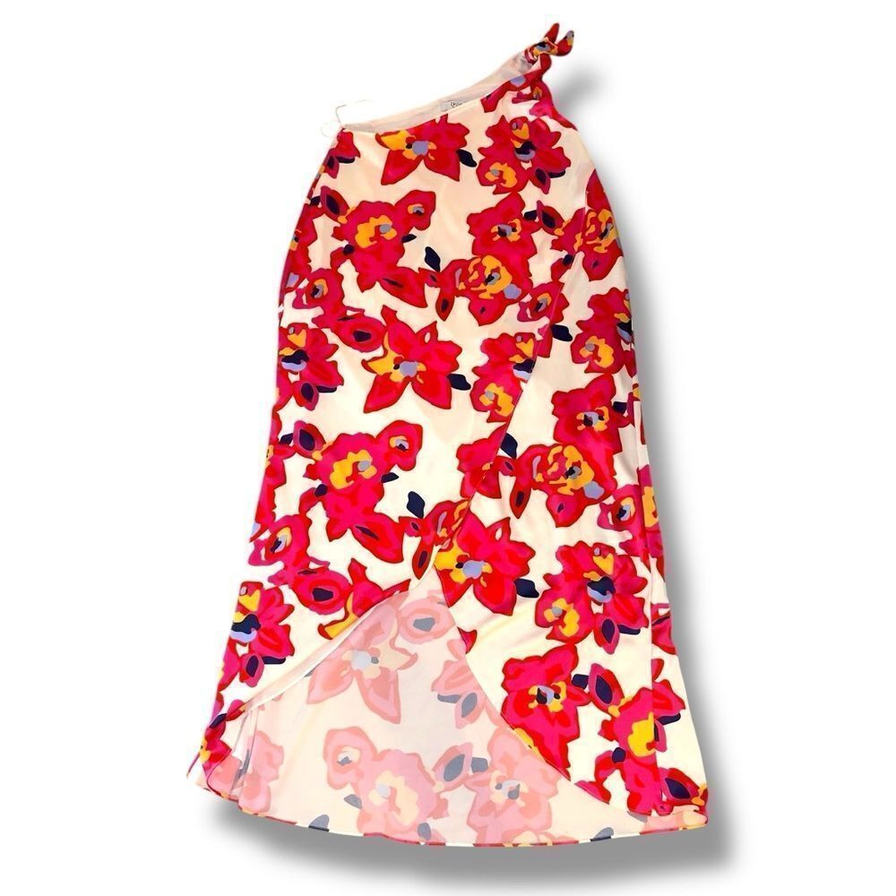 Crosby By Molly Burch Floral One Shoulder Dress Sz 10